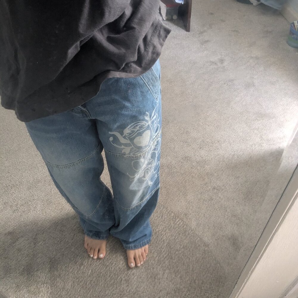 Heart jeans